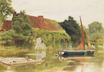 The Friars, Aylesford, Maidstone by Albert Goodwin